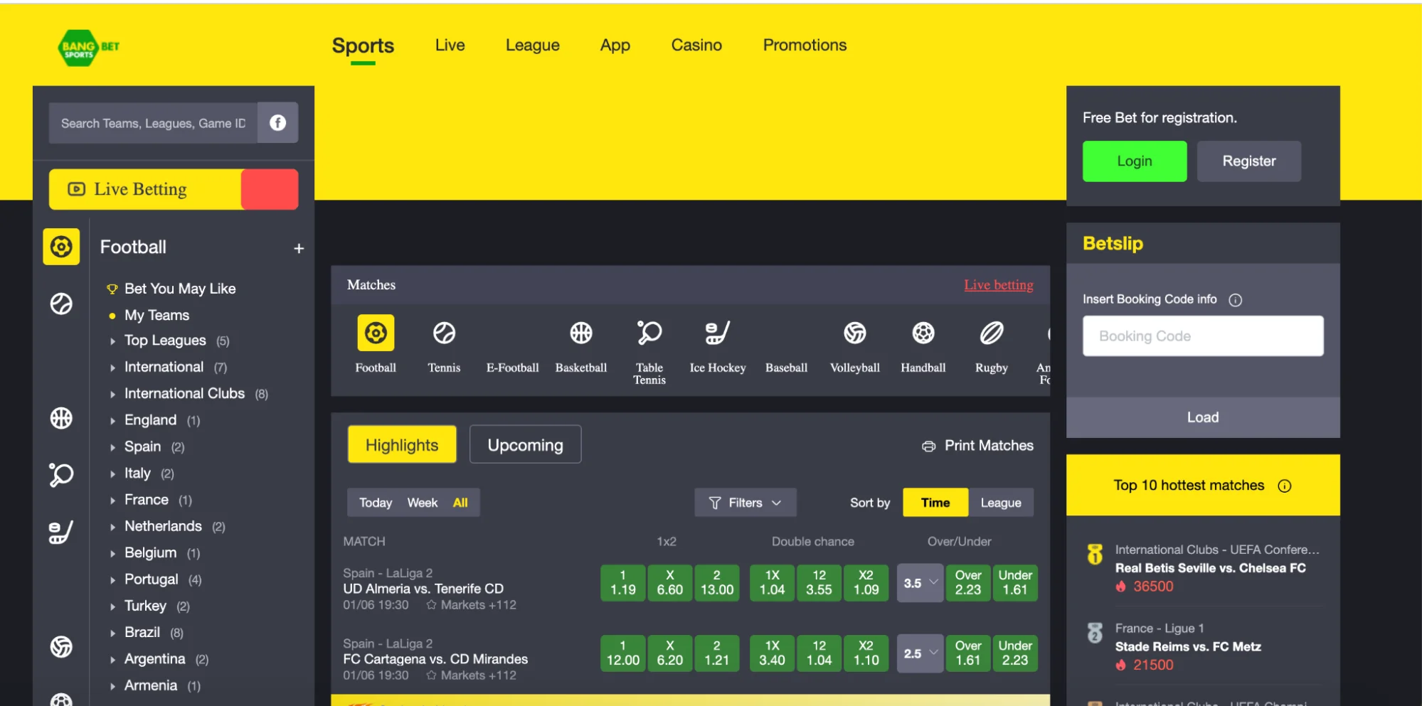 Bangbet Tanzania platform overview